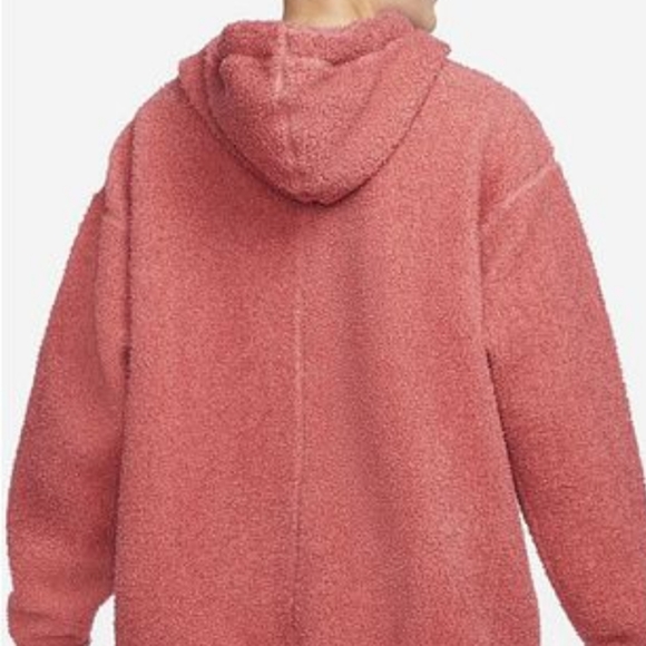 Nike Therma Fit Coral Pink Cozy Pullover Hoodie- NWT - Picture 4 of 14